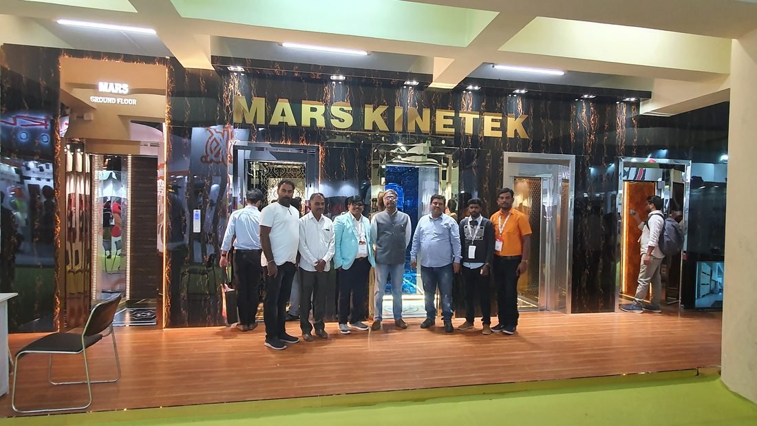 Mars Kinetek brand booth