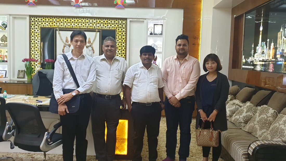 Mars Kinetek team on a client visit